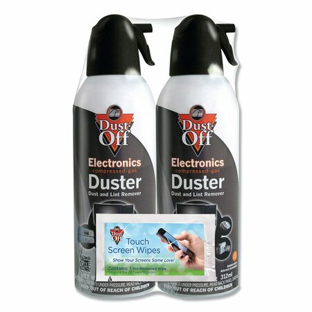 Dust-Off Disposable Compressed Air Duster, 10 oz Cans, PK2 DSXLPW-6